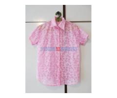 Roze transparentna košulja