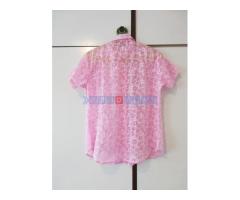 Roze transparentna košulja - Fotografija 4/4