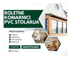 Roletne,Komarnici i PVC Stolarija-Ugradnja i Popravka