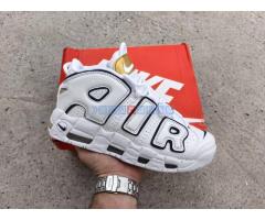 Nike Air More UpTempo White Midnight Navy