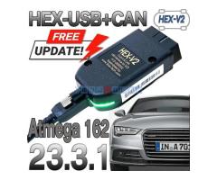 OBD 2 HEX V2 VAGCOM 23.3 ATMEGA162 za VW Audi Skoda - Fotografija 1/6