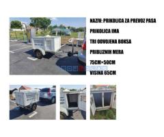 Prikolica za prevoz pasa